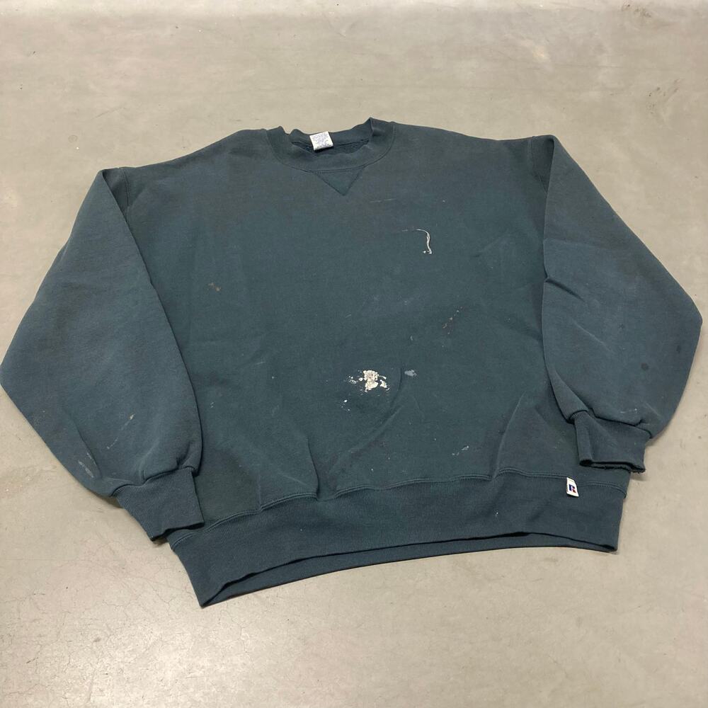 vintage y2k paint splatter Russell athletic sweatshirt